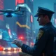 In future AI police use drone for live crime detection
