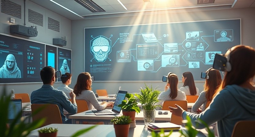 AI education with VR