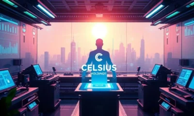 Employee of Celsius Holdings and Artificial Intelligence analysis the Data