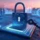 AI in Software 2025 unlocking value with glowing key and microchip for software companies like Snowflake and Salesforce